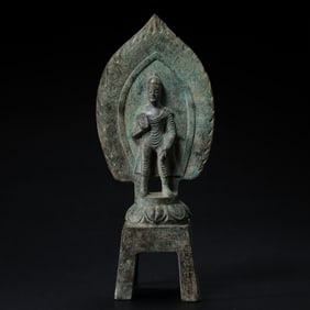 Bronze Buddha standing statue, Northern Wei Dynasty, China