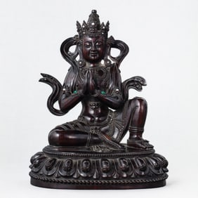 chinese Ming Dynasty Buddha sitting statue