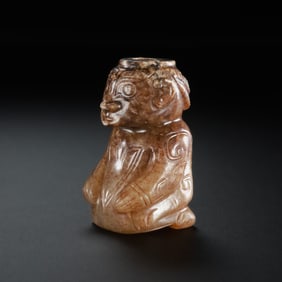 Jade kneels, Western Zhou Dynasty, China