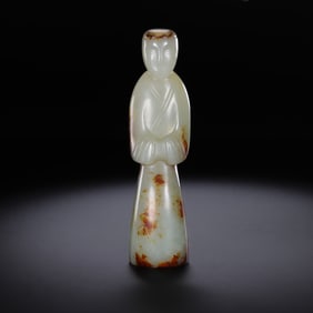 Chinese Han Dynasty jade figure