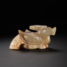 Chinese Western Zhou Dynasty jade owl