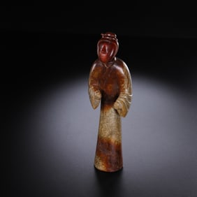 Chinese Han Dynasty jade figure