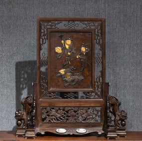 Chinese Qing Dynasty screen