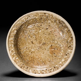 Chinese glaze plate, Tang Dynasty