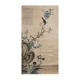 Flowers and Birds by Lang Shining