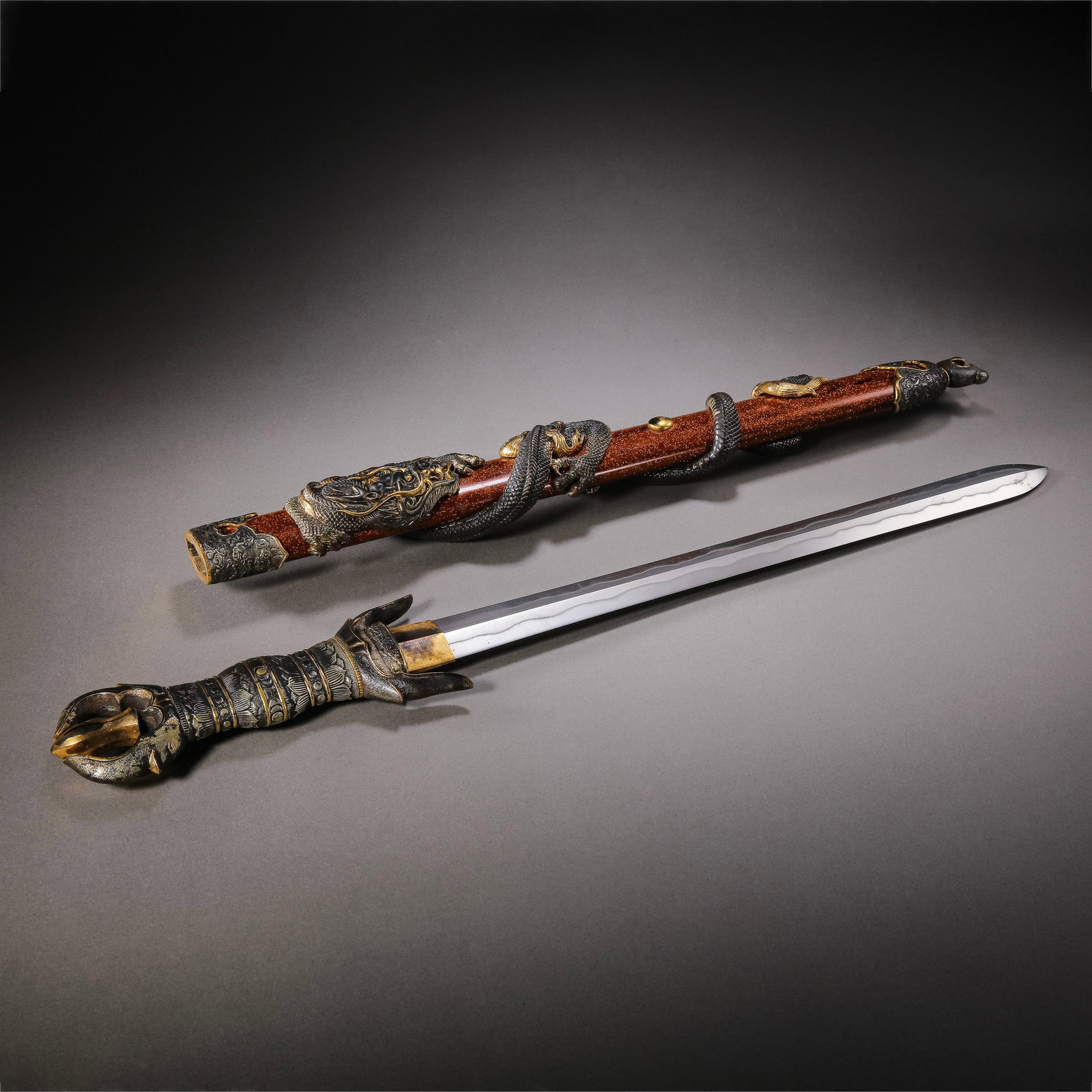 Chinese Qing Dynasty did not use Ming King sword ornaments (1 of 11)