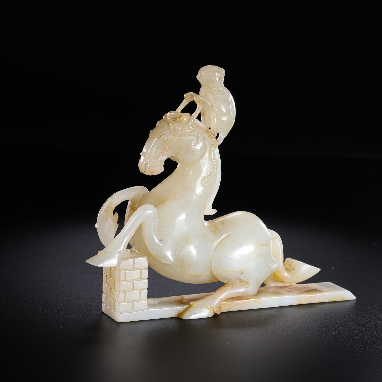 1st-3rd century, Han Dynasty jade horse conferred title of nobility (1 of 9)