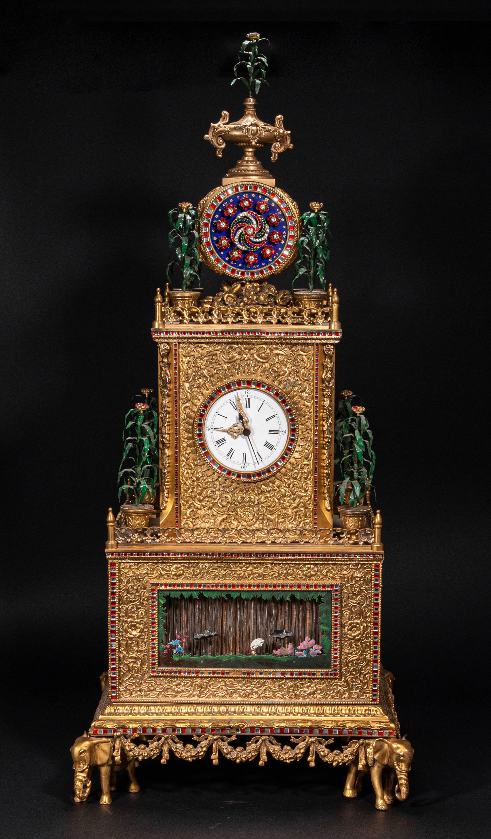 18th century European royal court clock ornaments