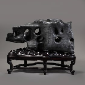 Lingbi stone carvings from the Qing Dynasty, China