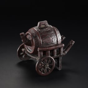 Ancient Chinese celebrity purple clay teapot