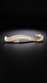 Chinese Han Dynasty Jade Dragon Belt Hook