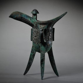 Bronze Jue Cup from the Shang and Zhou Dynasties