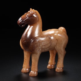 Chinese Han Dynasty Jade Horse