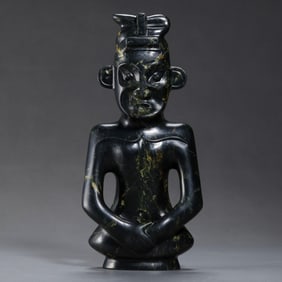 Jade Figure of Hongshan Culture, Hongshan Period, China