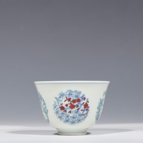 Chinese Ming Dynasty Chenghua period Doucai cup