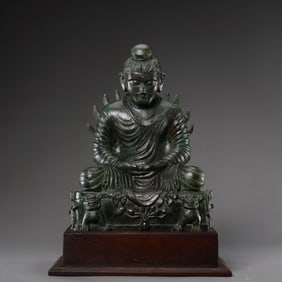 Bronze Buddha Seated Statue from the Northern Wei Dynasty, China
