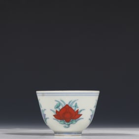 Chinese Ming Dynasty Chenghua period Doucai cup