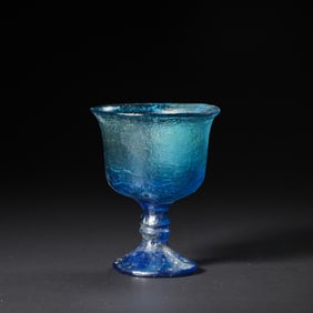 Chinese Tang Dynasty Glass Cup
