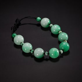 Chinese Qing Dynasty Jade Bracelet