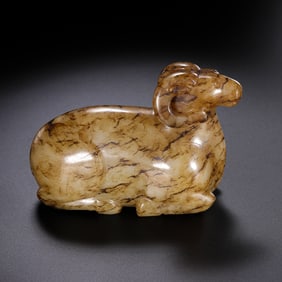 Hetian jade sheep before Ming Dynasty