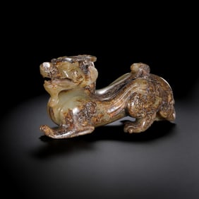 Hetian jade beasts before Ming Dynasty