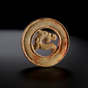 Hetian jade bi before Ming Dynasty