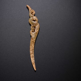 Hetian jade hairpin before Ming Dynasty