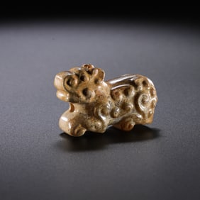 Hetian jade beasts before Ming Dynasty