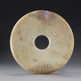 Hetian jade bi before Ming Dynasty