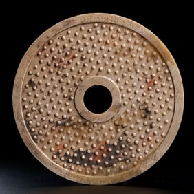Hetian jade bi before Ming Dynasty