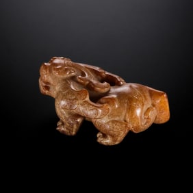 Hetian jade beasts before Ming Dynasty