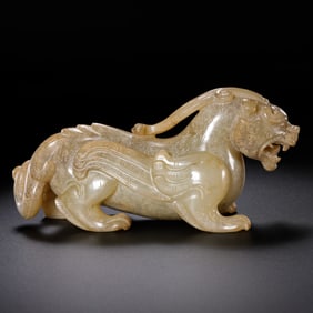 Hetian jade beasts before Ming Dynasty