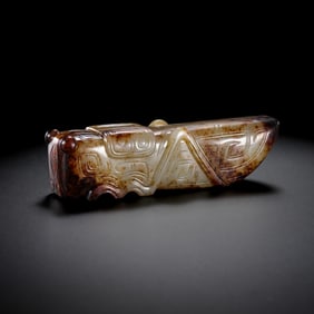 Hetian jade katydid before the Ming Dynasty