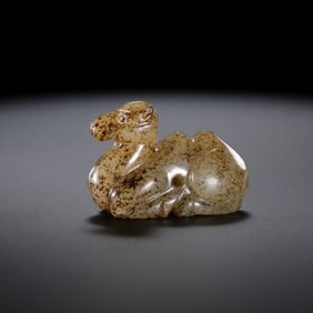 Hetian jade camel before Ming Dynasty