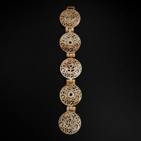Hetian jade bi before Ming Dynasty