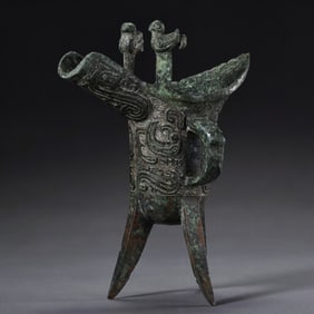Bronze Jue Cup from the Shang and Zhou Dynasties