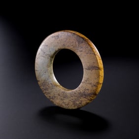 Chinese Han Dynasty Jade Bi