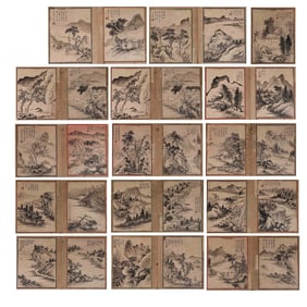 "Landscape Album" Wu Yixiang