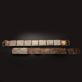 Chinese Liao Dynasty Hetian Jade Belt Plate