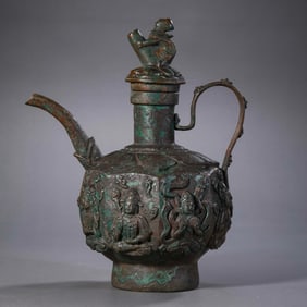 Chinese Liao Dynasty Bronze Ewer
