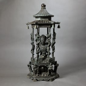 10TH-12TH CENTURY LIAO DYNASTY BRONZE BUDDHIST NICHE