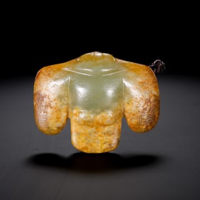 BEFORE MING DYNASTY HONGSHAN CULTURE JADE OWL