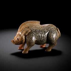 JADE PIG, HAN DYNASTY (1ST TO 3RD CENTURY)