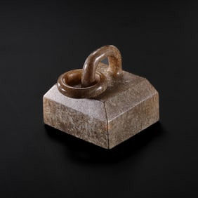 1ST TO 3RD CENTURY, JADE SEAL FROM HAN DYNASTY