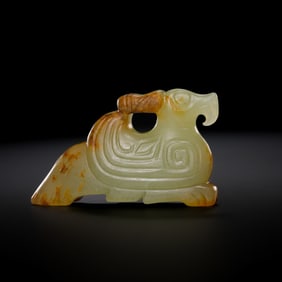 BEFORE MING DYNASTY JADE OWL