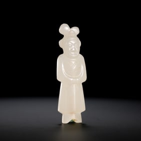 1ST TO 3RD CENTURY, HAN DYNASTY JADE FIGURE