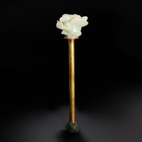 HETIAN JADE SCEPTER, LIAO DYNASTY (10TH TO 12TH CENTURY)