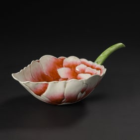 QING DYNASTY LOTUS BRUSH WASH