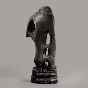 CHINESE QING DYNASTY TAIHU STONE CARVING ORNAMENTS
