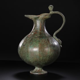 CHINESE WARRING STATES PERIOD BRONZE EWER